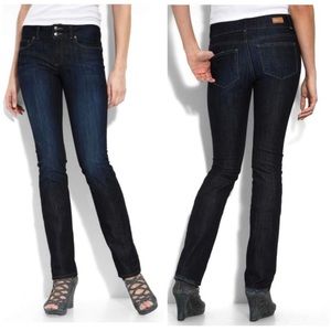 •PAIGE• Dark Wash Hidden Hills Boot Cut Jeans